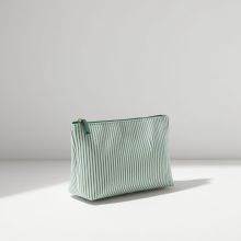 Tiny green striped toiletry  bag  Magento 2 Demo